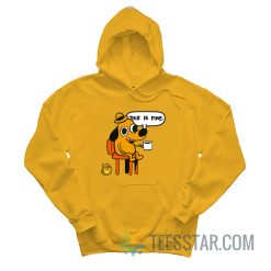 This Is Fine Dog Meme Hoodie