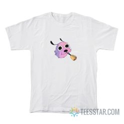 Courage The Cowardly Dog Crying Meme T-Shirt