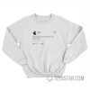 Satan Tweet I Keep Getting Christmas Lists From Dyslexic Kids Sweatshirt