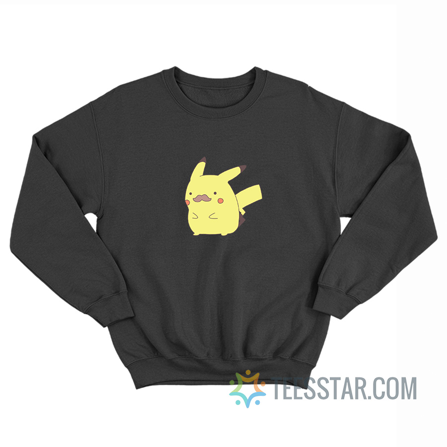 Pika With Mustache Sweatshirt
