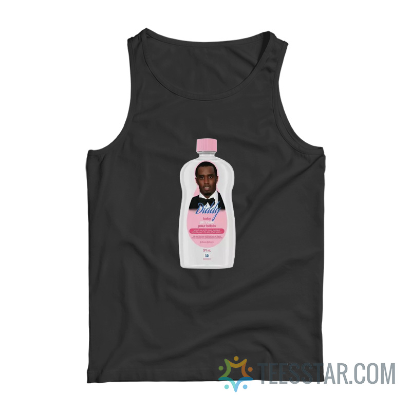 Diddy Oil Baby Oil Parody Tank Top