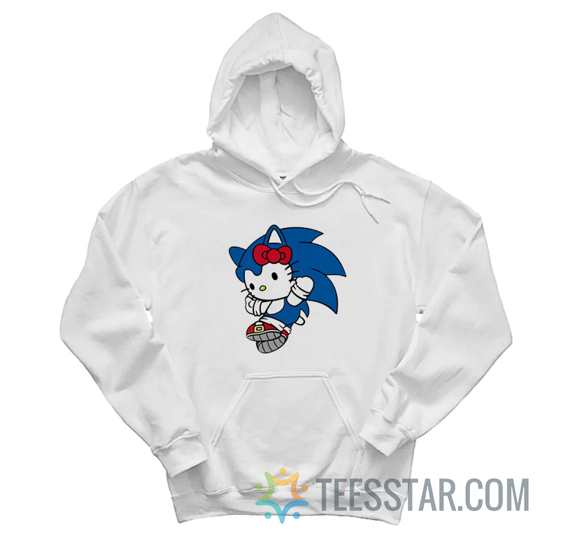 Hello Kitty Hedgehog Parody Hoodie