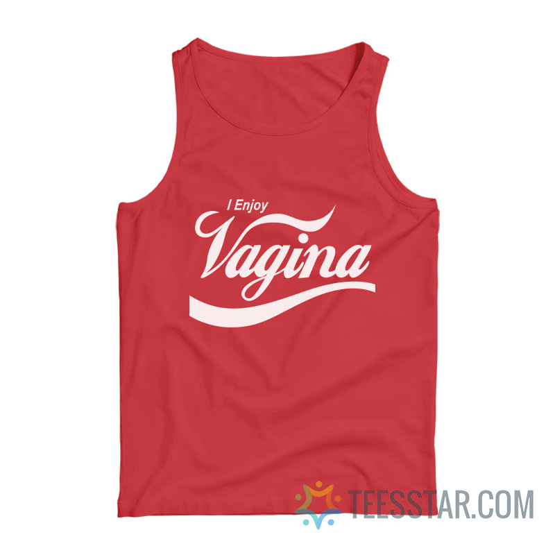 I Enjoy Vagina Coca-Cola Parody Tank Top