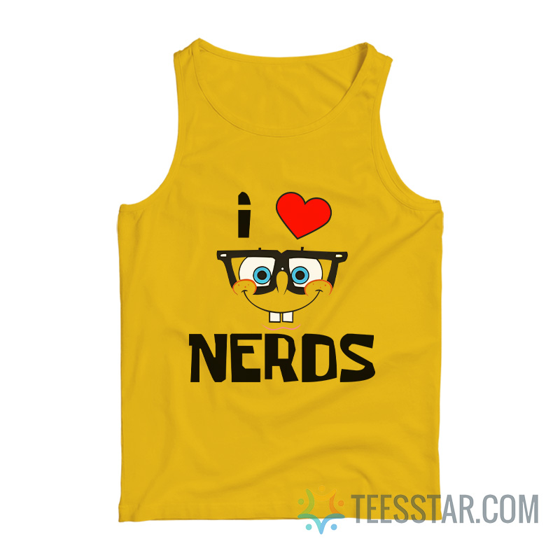 SpongeBob I Love Nerds Tank Top