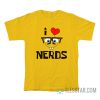 SpongeBob I Love Nerds T-Shirt