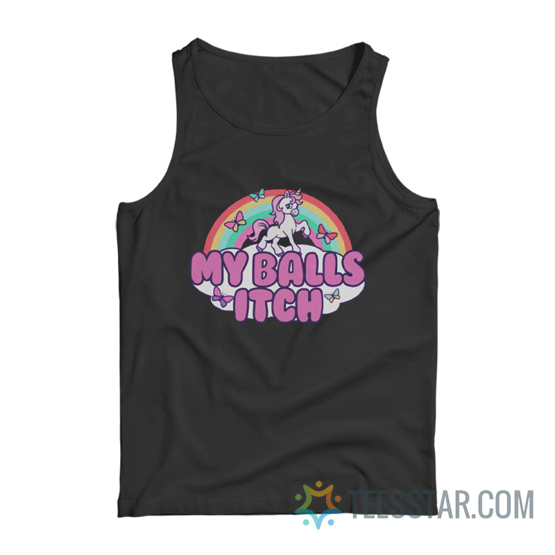Unicorn My Balls Itch Tank Top