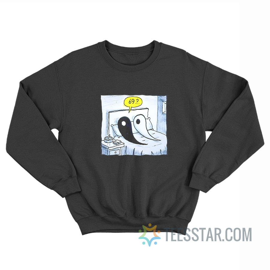 Yin Yang 69 Bed Meme Sweatshirt
