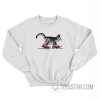Vintage B Kliban Cat Wearing Red Shoes Sweatshirt