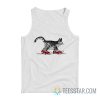 Vintage B Kliban Cat Wearing Red Shoes Tank Top