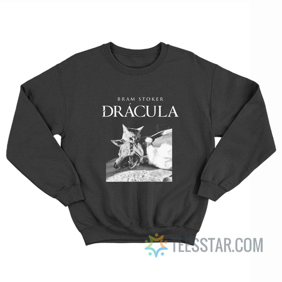 Bram Stoker Dracula Cat Sweatshirt