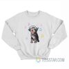Cat Listening To Music With Headphones Sweatshirt