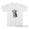 Cat Listening To Music With Headphones T-Shirt