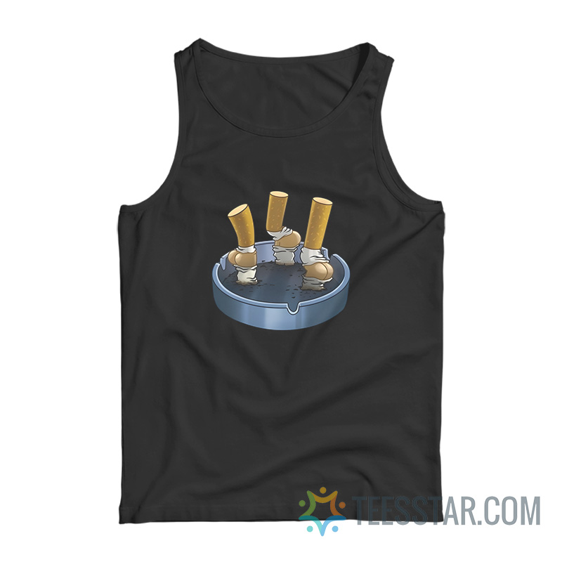 Cigarette Butts Meme Tank Top