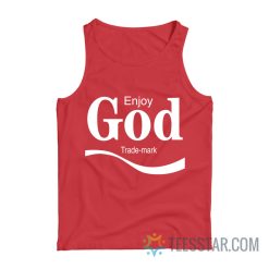 Enjoy God Trademark Coke Tank Top