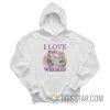 I Love Whores Horse Hoodie