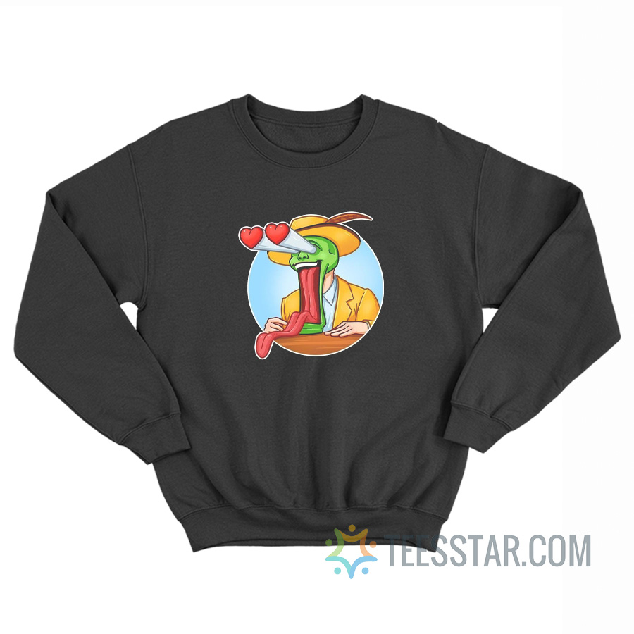 Jim Carrey The Mask Tongue Sweatshirt