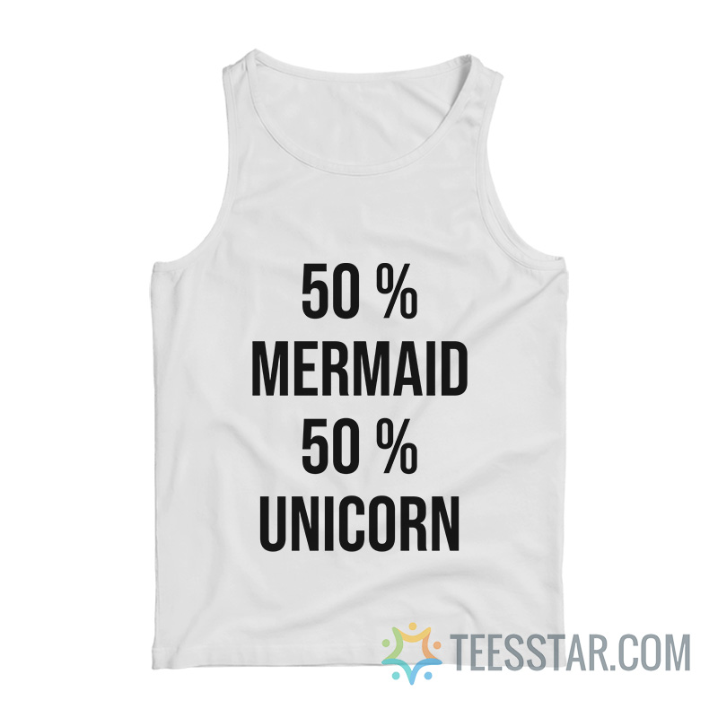 50 Mermaid 50 Unicorn Tank Top