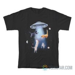 Cats Abduction UFO T-Shirt