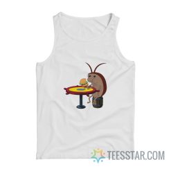 Cockroach Eating Krabby Patty Tank Top