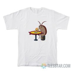 Cockroach Eating Krabby Patty T-Shirt