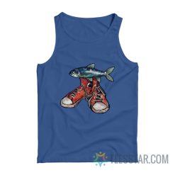 Fish Wearing Shoes Meme Tank Top