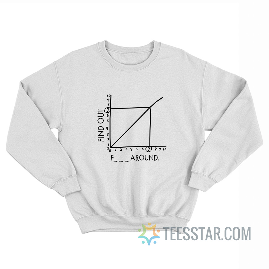 Fuck Around and Find Out Math Graph Graphic Sweatshirt