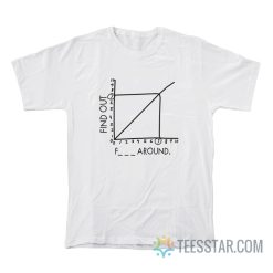 Fuck Around and Find Out Math Graph Graphic T-Shirt