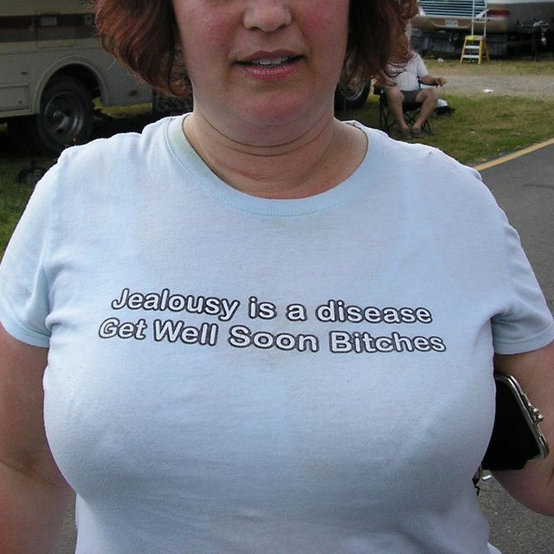 Jealousy Is A Disease Get Well Soon Bitches T-Shirt