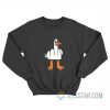 Rude Seagull Middle Finger Meme Sweatshirt