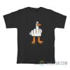 Rude Seagull Middle Finger Meme T-Shirt