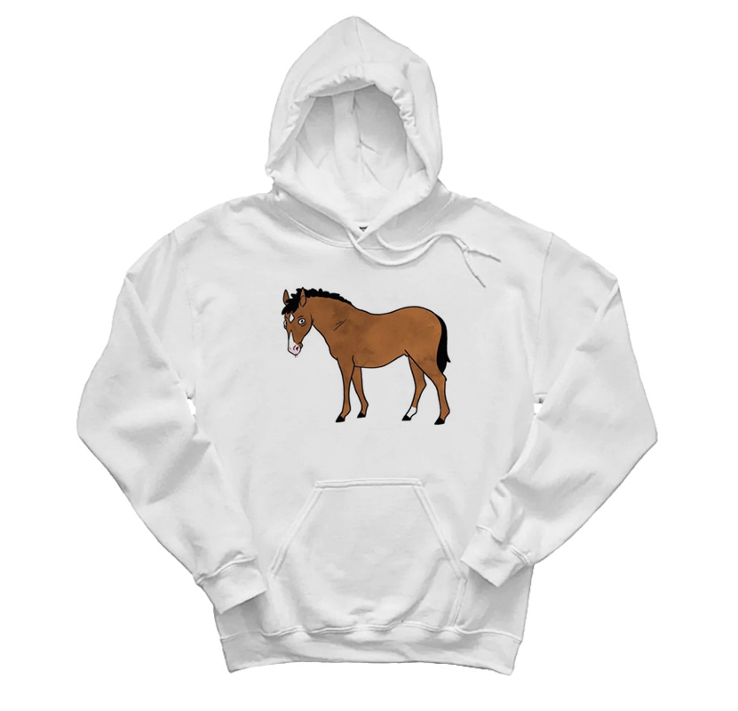 Bojack As A Regular Horse Hoodie