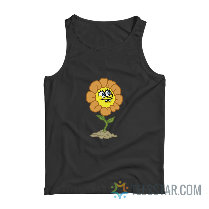 Flowerbob Spongebob Meme Tank Top