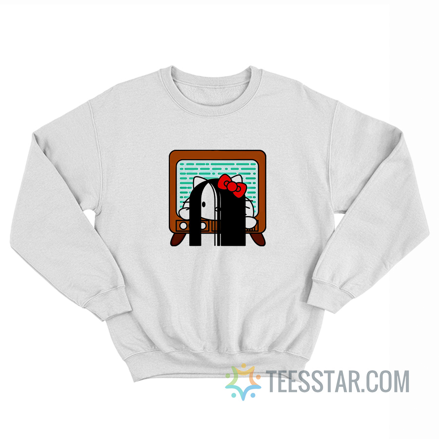 Hello Kitty The Ring Horror Movie Sweatshirt