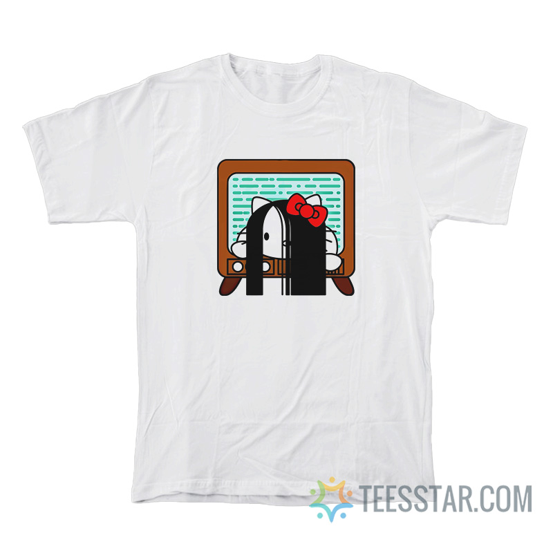 Hello Kitty The Ring Horror Movie T-Shirt