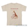 How Clouds Are Made Giraffe T-Shirt