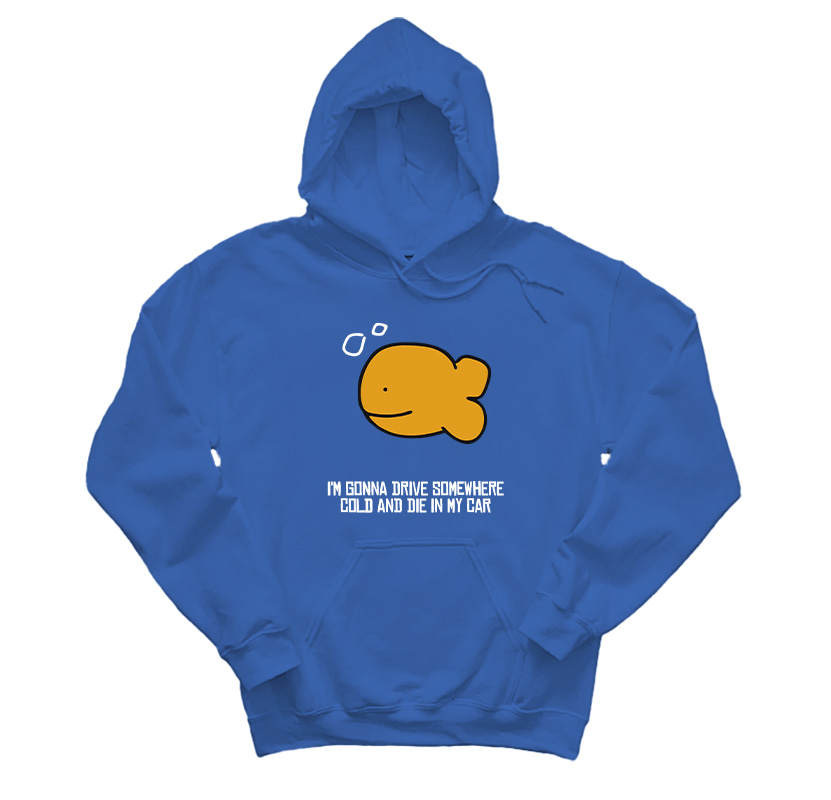 I'm Gonna Drive Somewhere Cold And Die In My Car Hoodie