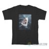 Last Selfie With Shark Meme T-Shirt