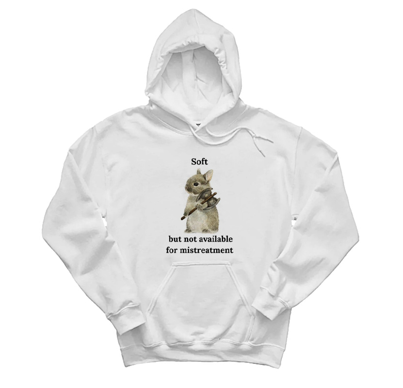 Soft But Not Available For Mistreatment Hoodie