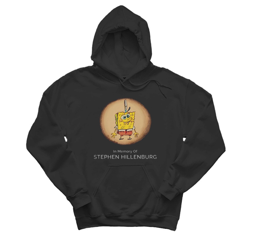 Spongebob In Memory Of Stephen Hillenburg Hoodie