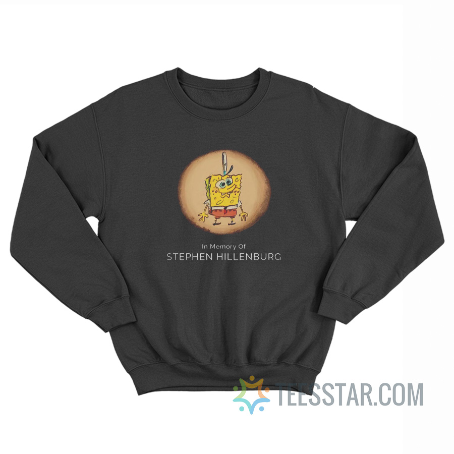 Spongebob In Memory Of Stephen Hillenburg Sweatshirt