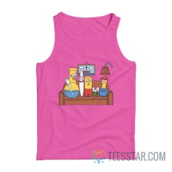 The Simpsons Bong Weed Accessories Meme Tank Top