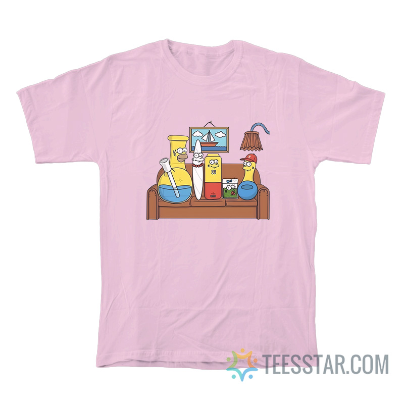 The Simpsons Bong Weed Accessories Meme T-Shirt