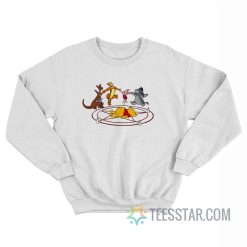 Winnie The Pooh Summon Demon Pentagram Sweatshirt