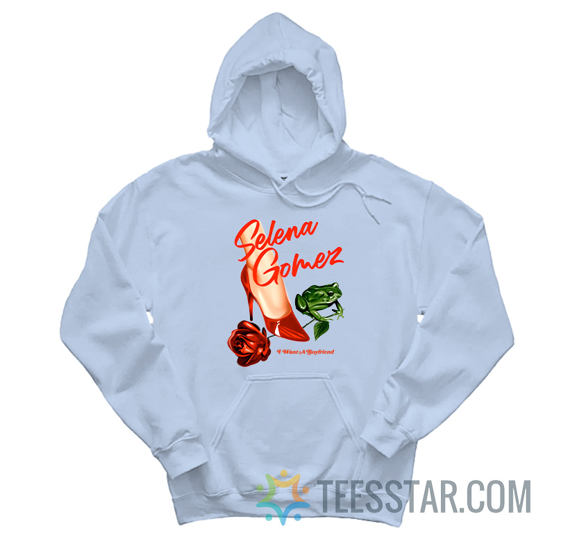 Selena Gomez Shoes Frog I Want A Boyfriend Hoodie