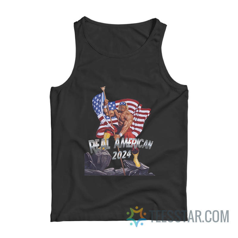 Hulk Hogan Real American Flag 2024 Tank Top