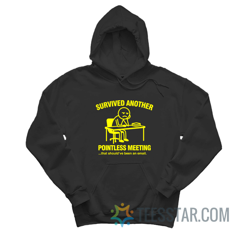 Survived Another Pointless Meeting Hoodie