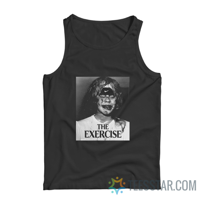 The Exercise The Exorcist Parody Tank Top