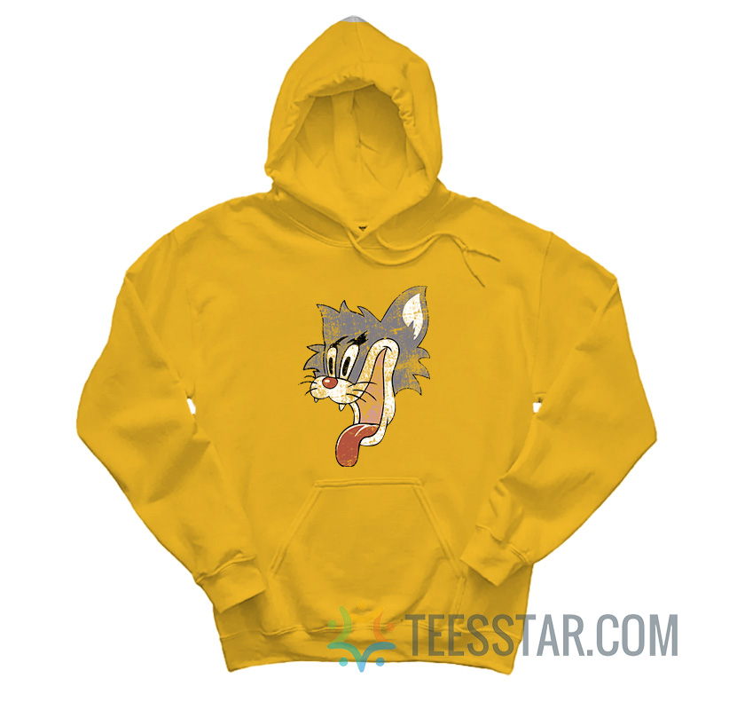 Crazy Cat Smiling Psycho Patrick Hockstetter Hoodie