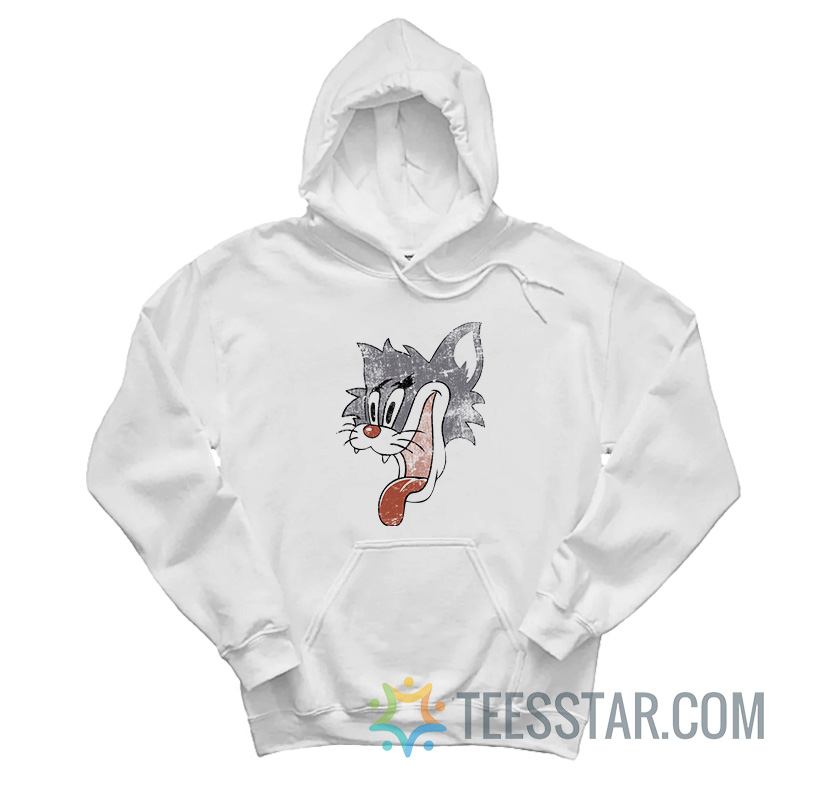 Crazy Cat Smiling Psycho Patrick Hockstetter Hoodie