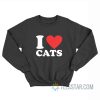 I Love Cats Sweatshirt
